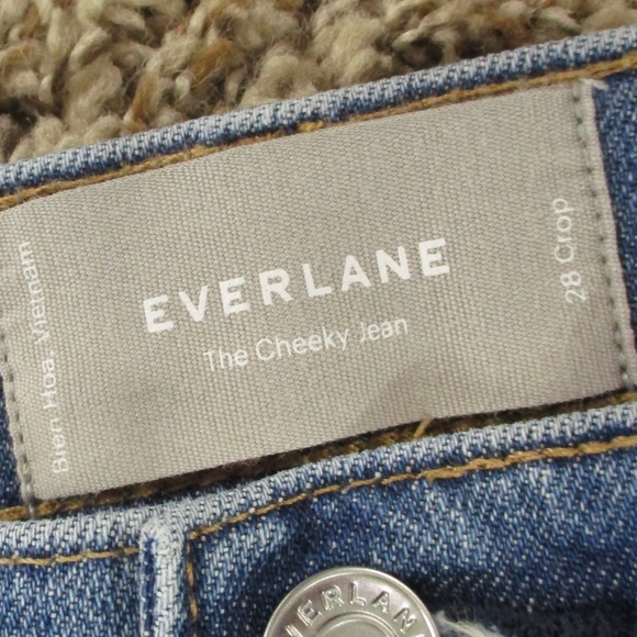Everlane Jeans Women's 28 Medium Wash The Cheeky High Rise Stretch Denim - Picture 6 of 10